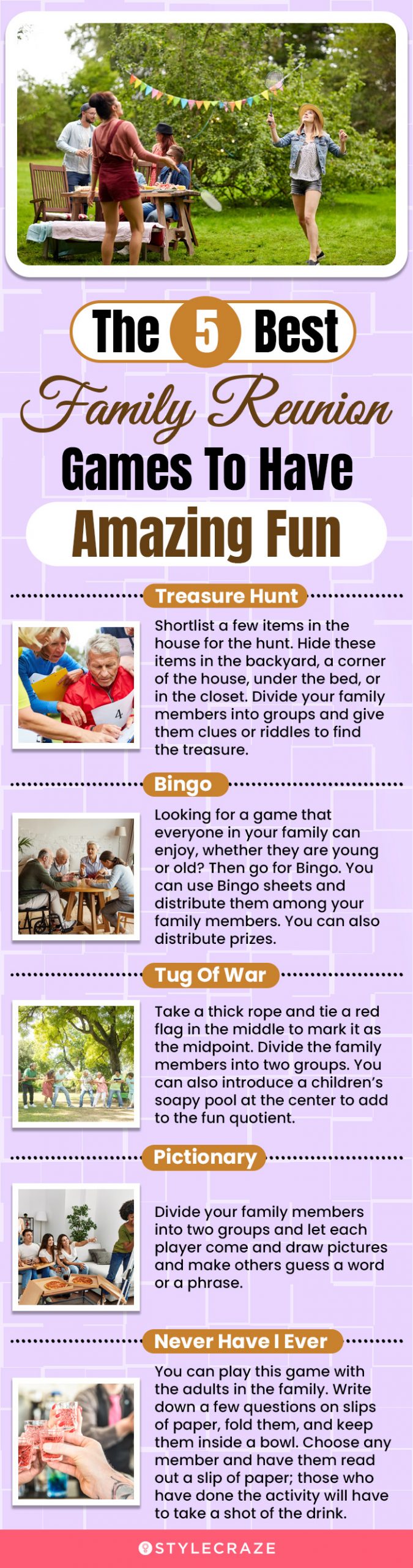 the 5 best family reunion games to have amazing fun (infographic)