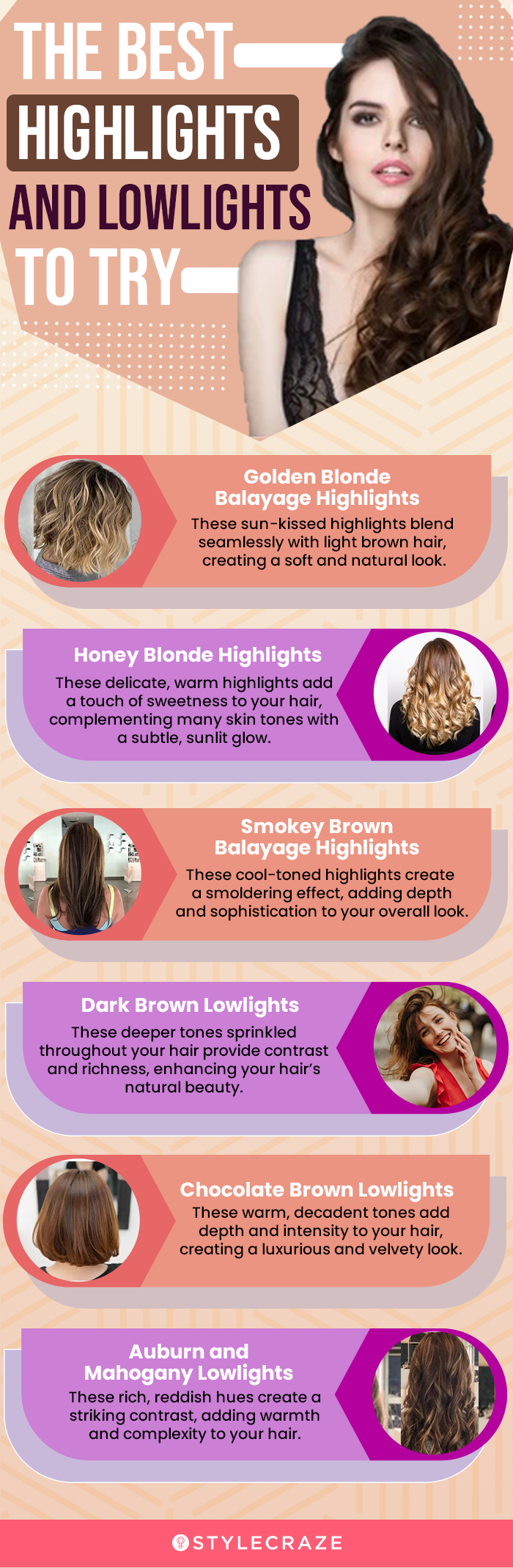the best highlights and lowlights to try(infographic)