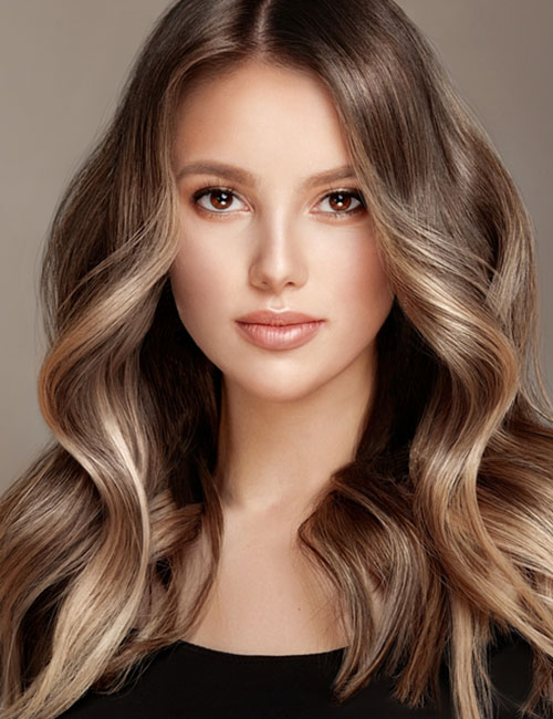 The curl and wave hairstyle for thick hair