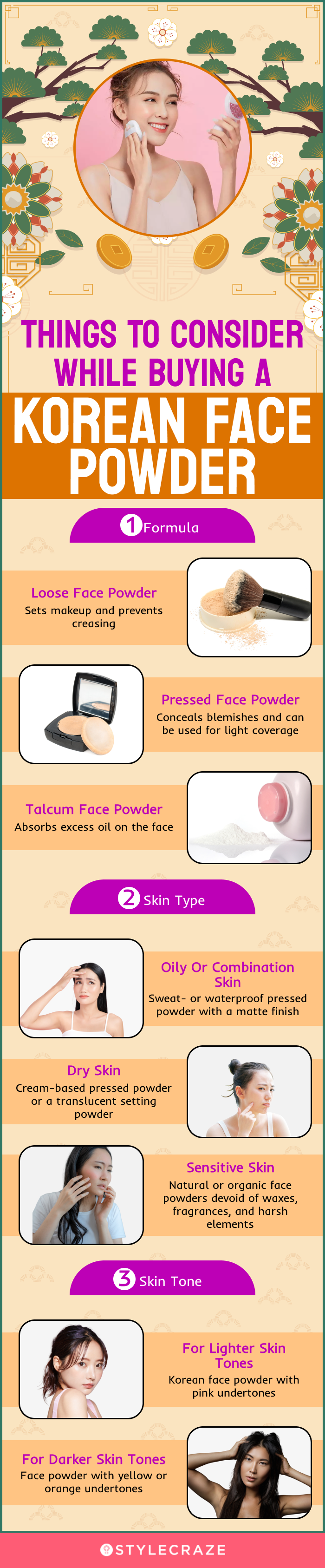 Things To Consider While Buying A Korean Face Powder [infographic]
