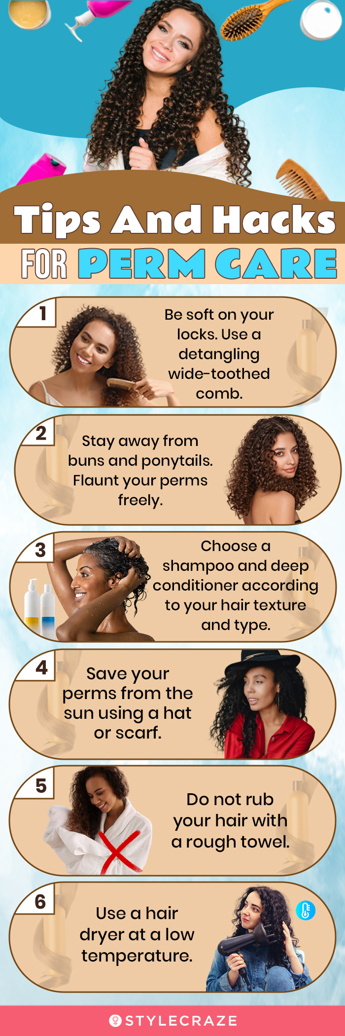 tips and hacks for perm care (infographic)