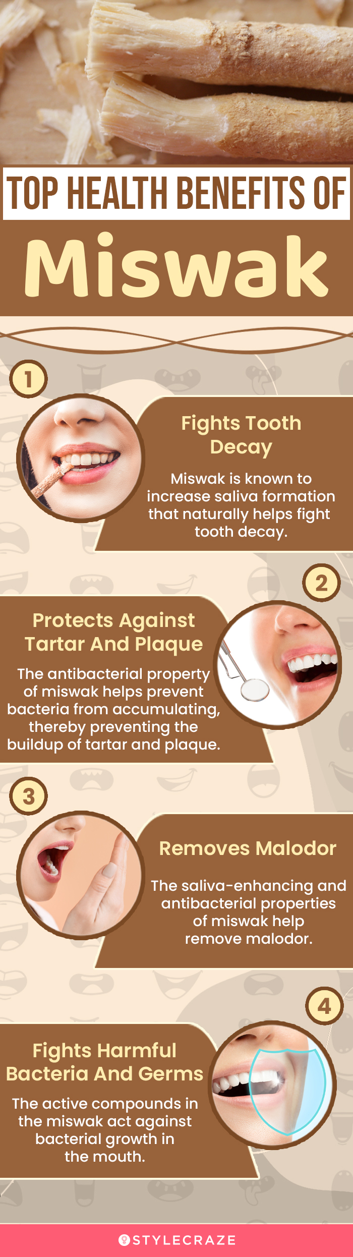 top health benefits of miswak(infographic)