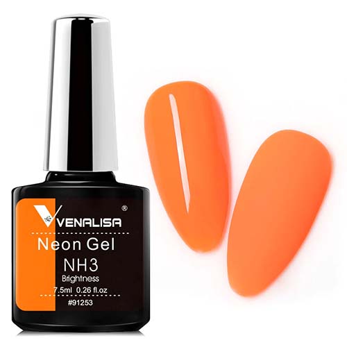 Venalisa Neon Gel Nail Polish- Neon Orange