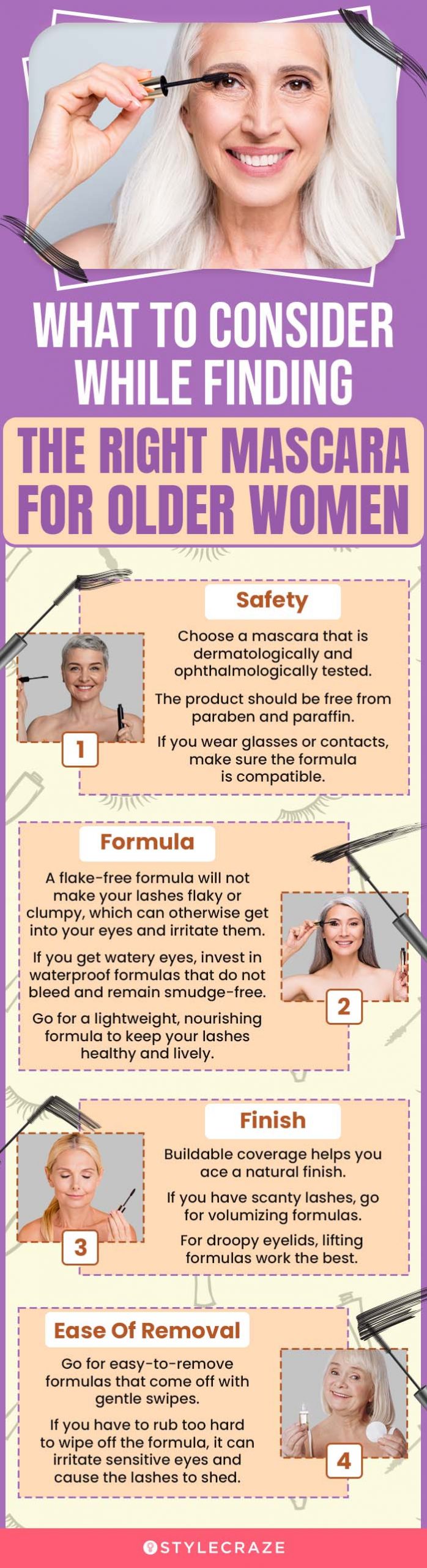 What To Consider While Finding The Right Mascara For Older Women [infographic]