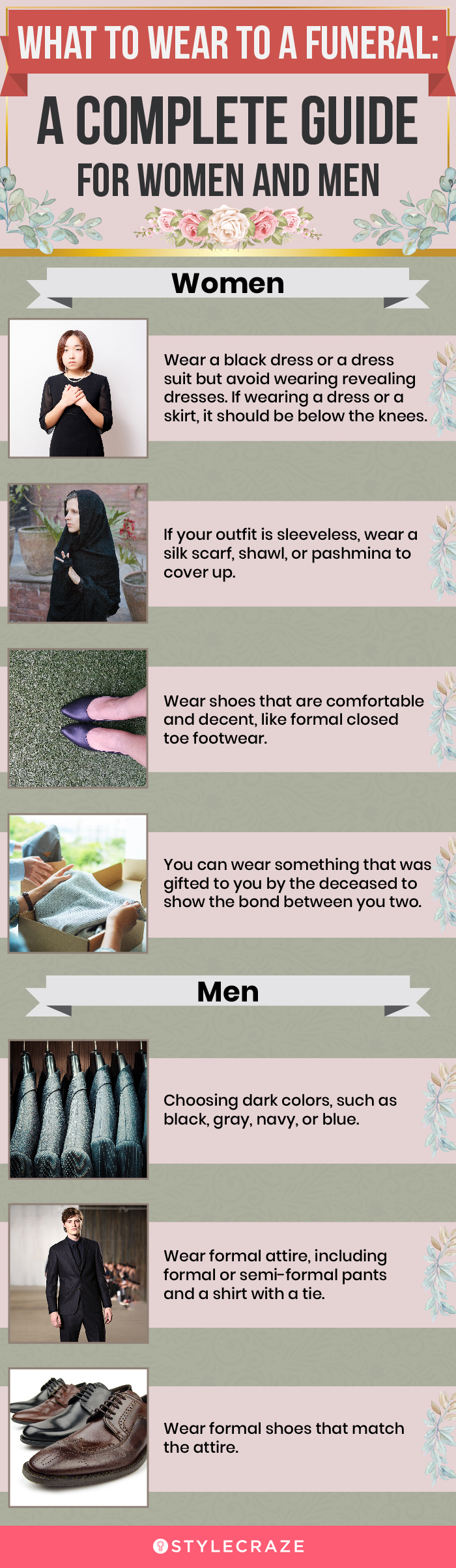 what to wear to a funeral a complete guide for women and men (infographic)