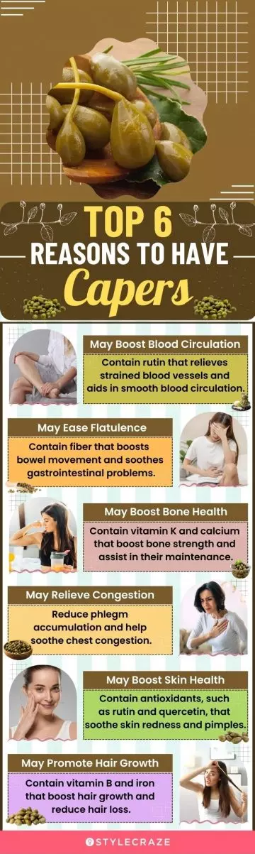 top 6 reasons to have capers (infographic)