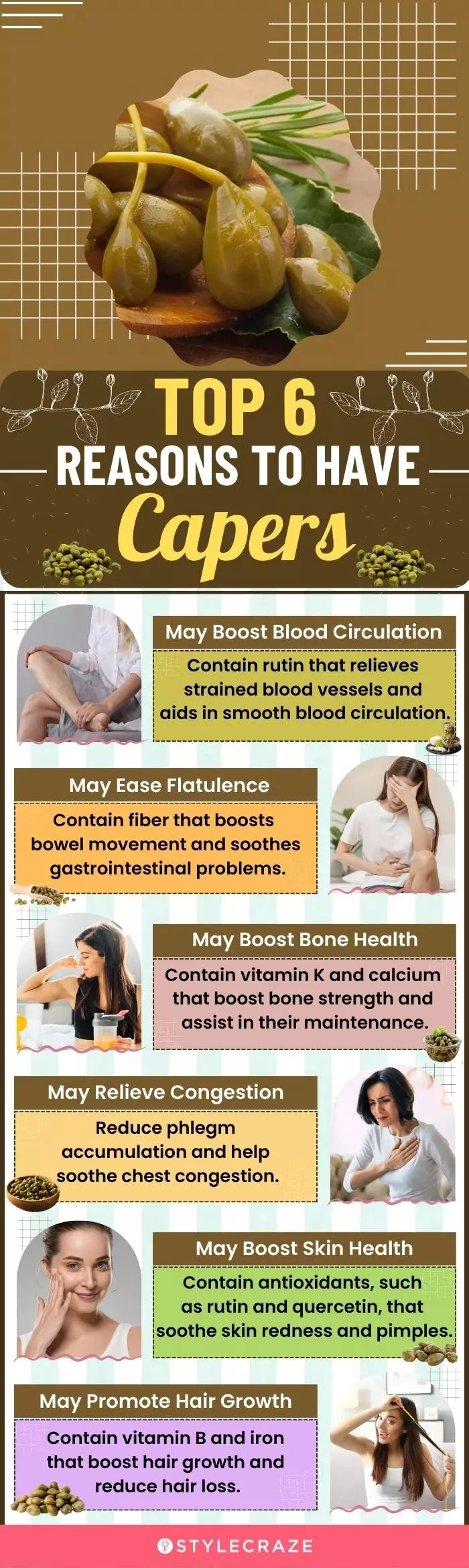 top 6 reasons to have capers (infographic)