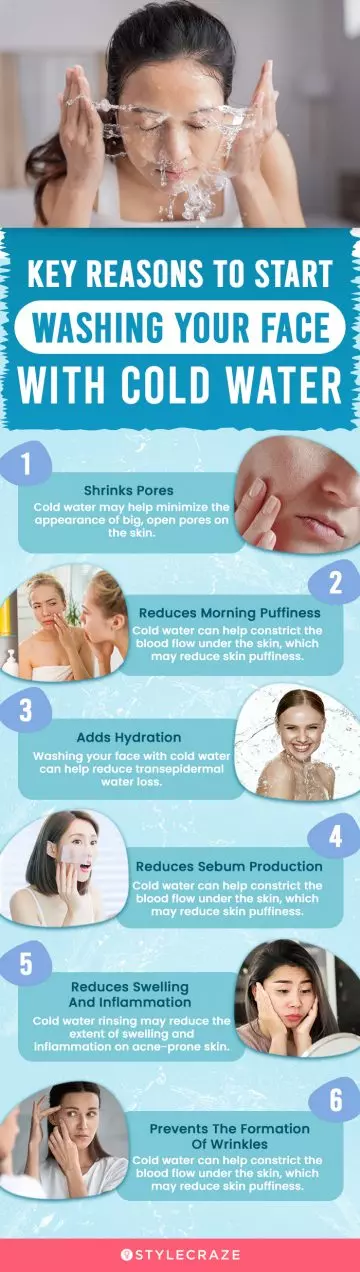 key reasons to start washing your face with cold water (infographic)