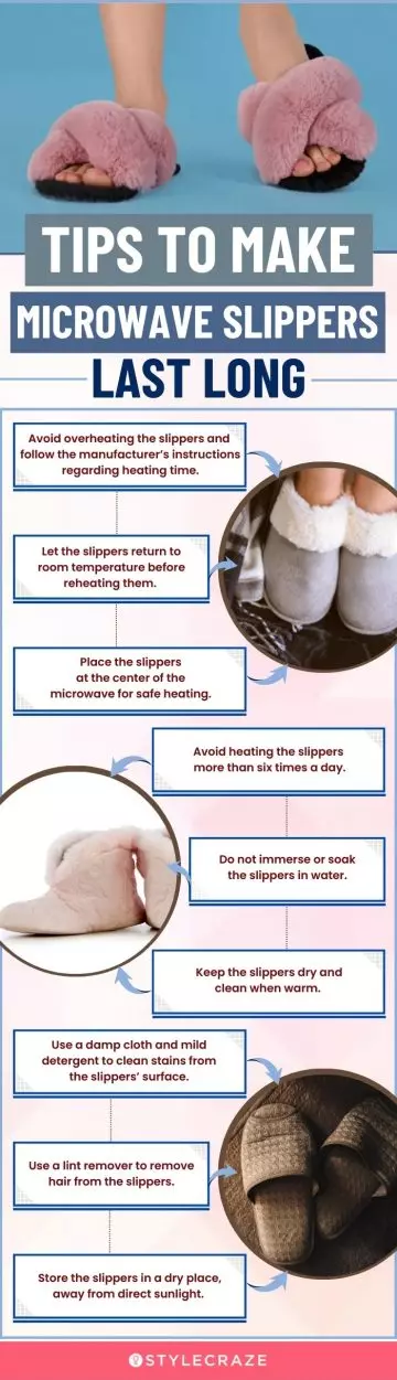 Tips To Make Microwave Slippers Last Long (infographic)