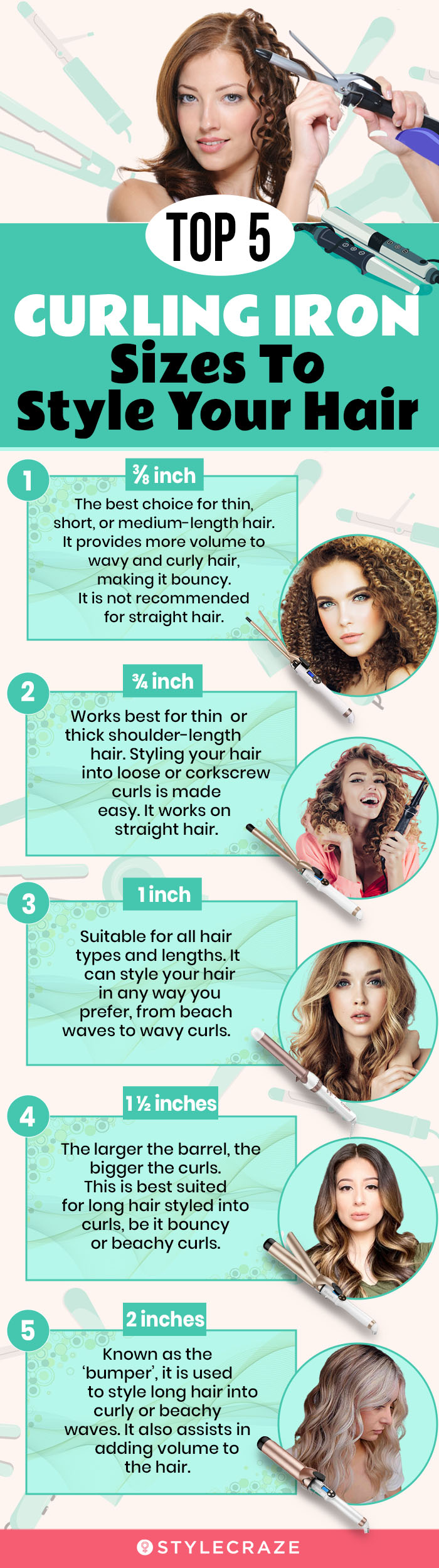 How to Choose the Best Curling Tongs for Short Hair  Bouncy curls, Short  hair styles, How to curl your hair