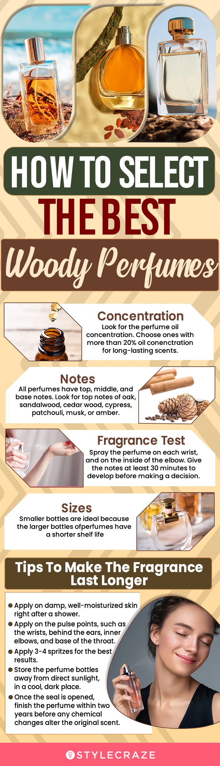 How To Select The Best Woody Perfumes (infographic)