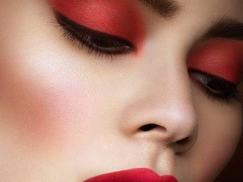 Red Eyeshadow Makeup