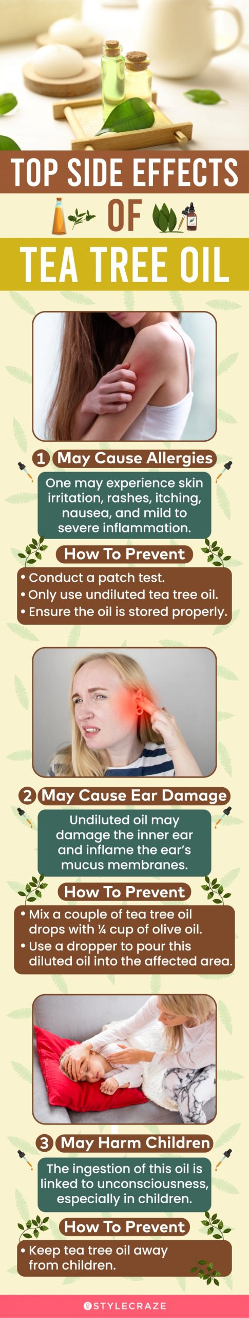 top side effects of tea tree oil (infographic)