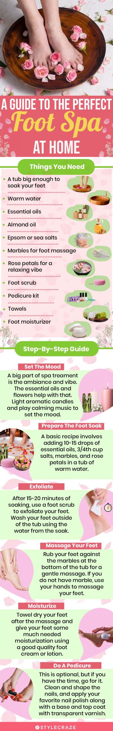 How to Have Pretty Feet With At-Home Spa Care