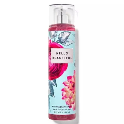 Bath & Body Works Fine Fragrance Mist Hello Beautiful Cotton Musk