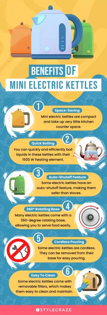  Benefits Of Mini Electric Kettle (infographic) 