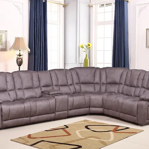 Betsy Furniture Large Microfiber Reclining Sofa