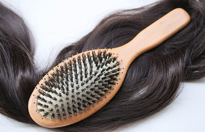 Boar Bristle Brush for Type 1b hair