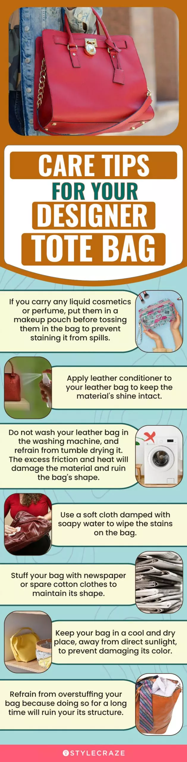  Care Tips For Your Designer Tote Bag (infographic) 