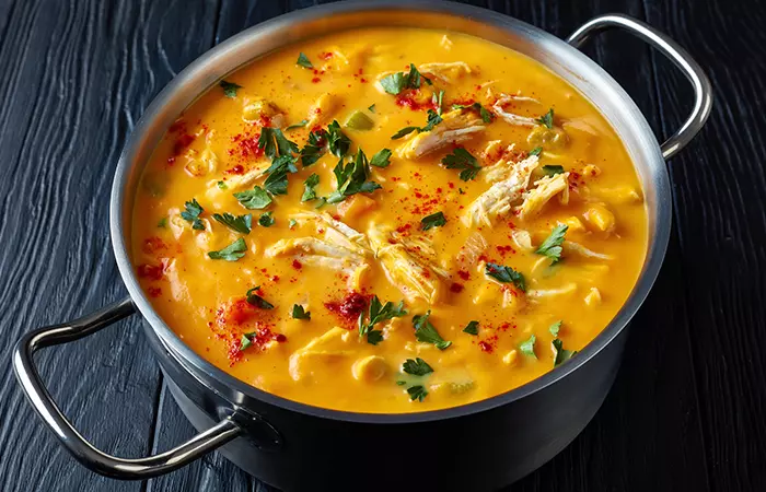 Chicken and pumpkin curry