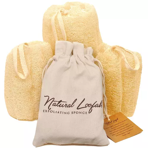 Crafts Of Egypt Natural Loofah Exfoliating Scrubber