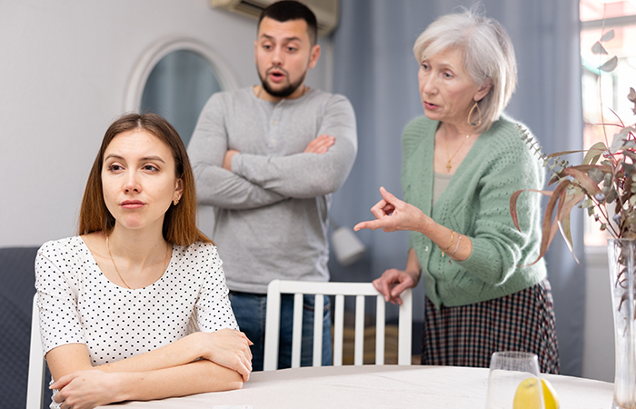 Daughter-in-law involves your son in every discussion