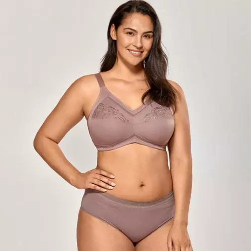 Delimira Women’s Mastectomy Post Surgery Plus Size Bra