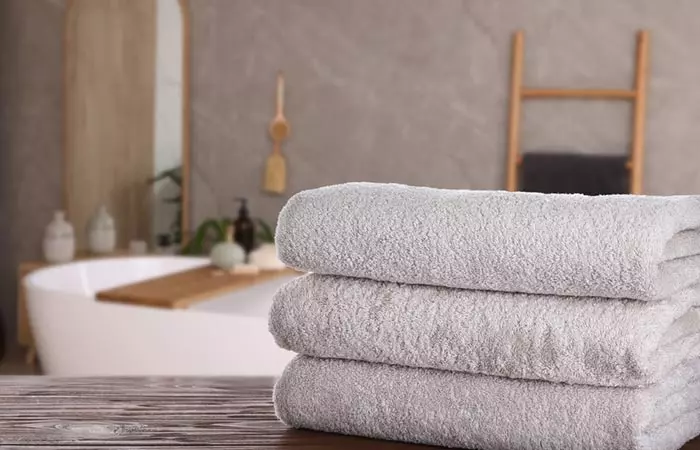 Don’t Keep Your Towels In The Bathroom