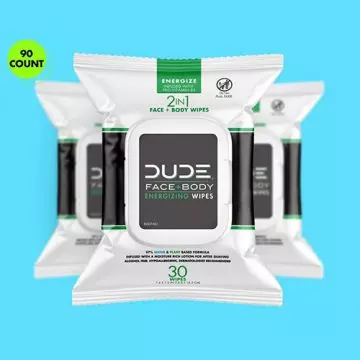 Dude Face And Body Wipes