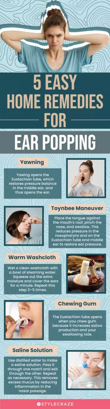 ear popping 5 easy home remedies (infographic)