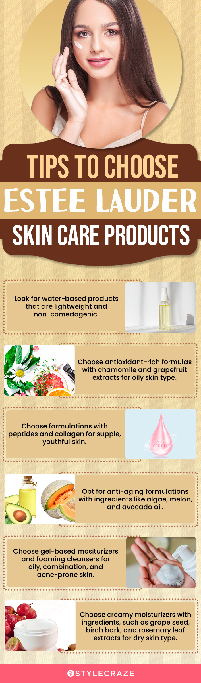 Tips To Choose Estee Lauder Skin Care Products (infographic)