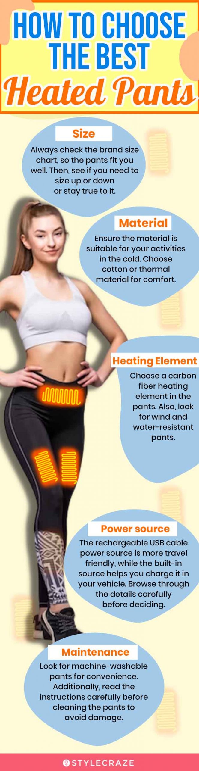 How To Choose The Best Heated Pants (infographic)