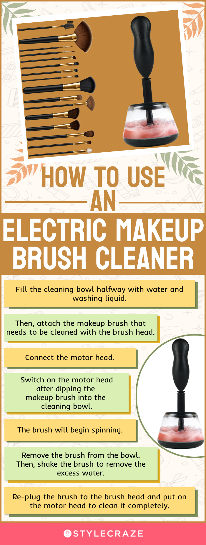 How To Use An Electric Makeup Brush Cleaner