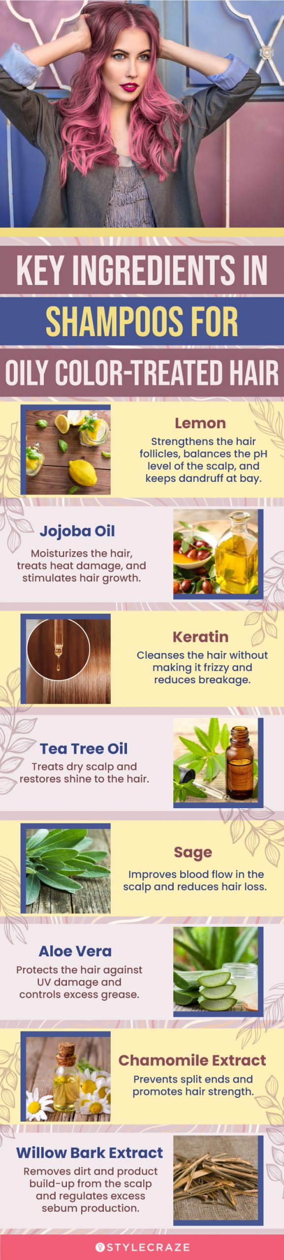 Key Ingredients In Shampoos For Oily Color-Treated Hair