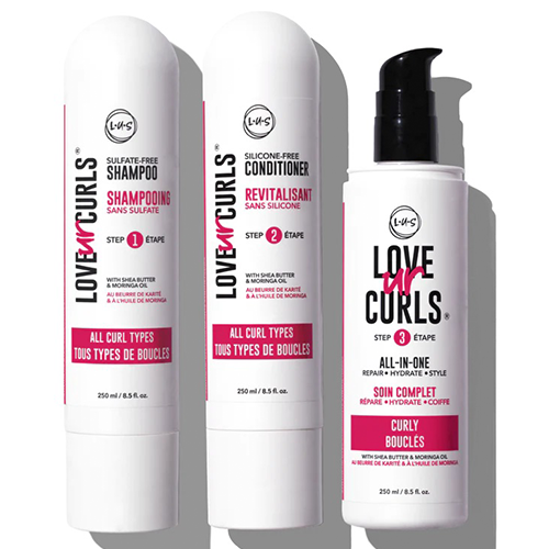 LUS Brands Love Ur Curls for Curly Hair, 3-Step System