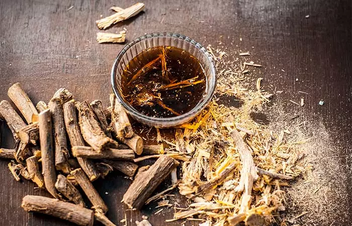 Licorice root for cavities