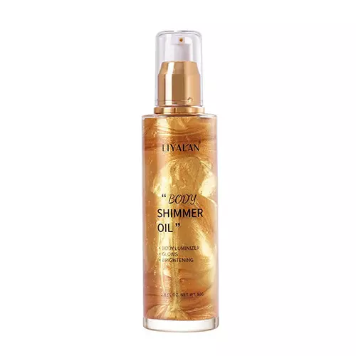 Liyalan Shimmer Body Oil - Rose Gold