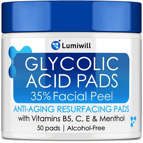 Lumiwill Cosmetic Glycolic Acid Pads 35% Facial Peel