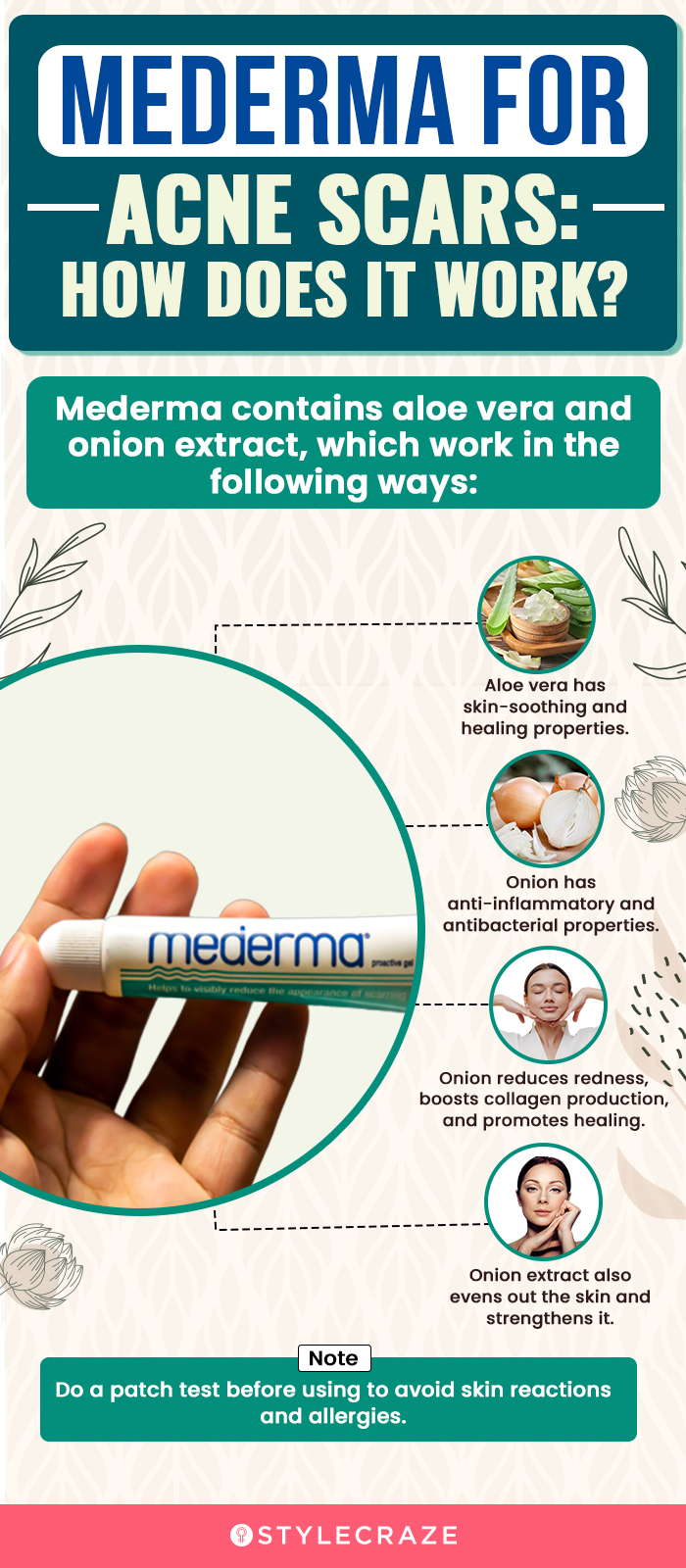 Mederma For Acne Scars: How Does It Work (infographic)