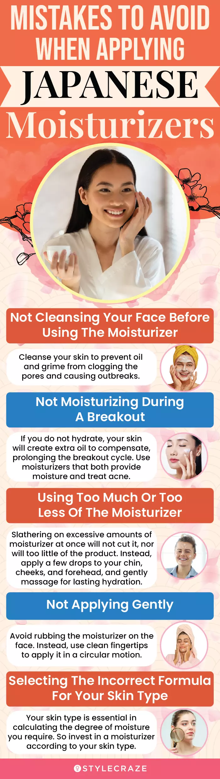 Mistakes To Avoid When Applying Japanese Moisturizer