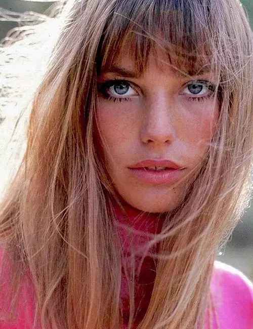 Model with Jane Birkin makeup