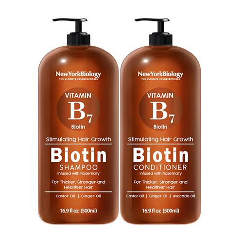 New York Biology Biotin Shampoo and Conditioner