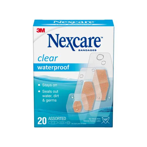 Nexcare Waterproof Clear Bandages