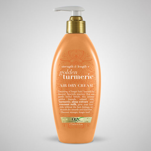 OGX Strength & Length + Golden Turmeric Anti-Frizz Air Dry Hair Cream
