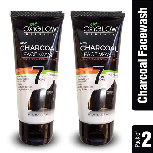 Oxyglow 7 in One Anti Pigmentation Charcoal Face Wash