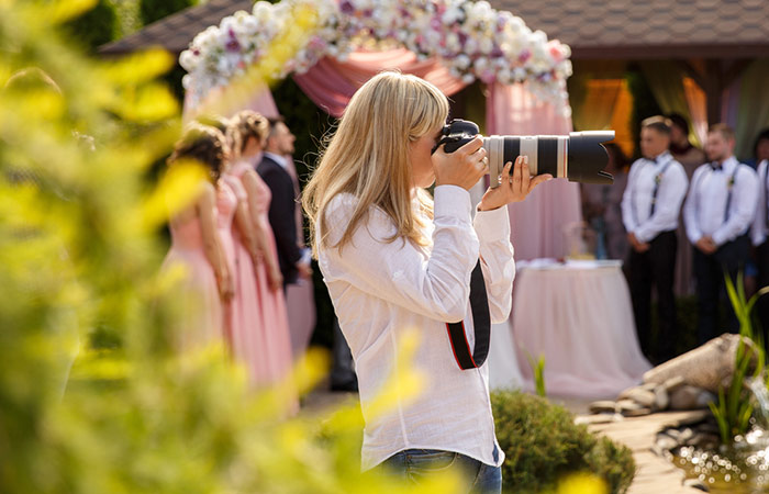 Get a wedding photographer to capture the memories at your micro wedding.