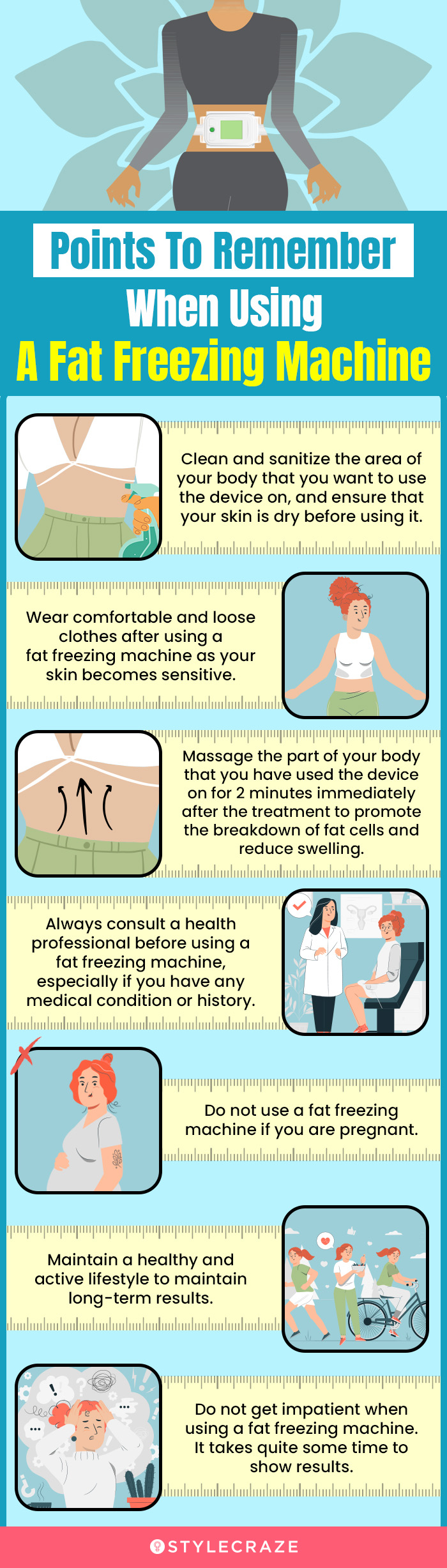 Points To Remember When Using A Fat Freezing Machine