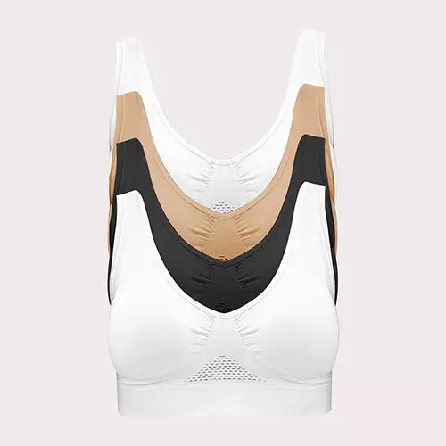 Pretty Seamless 4-Pack Women's Unpadded Comfort Bra