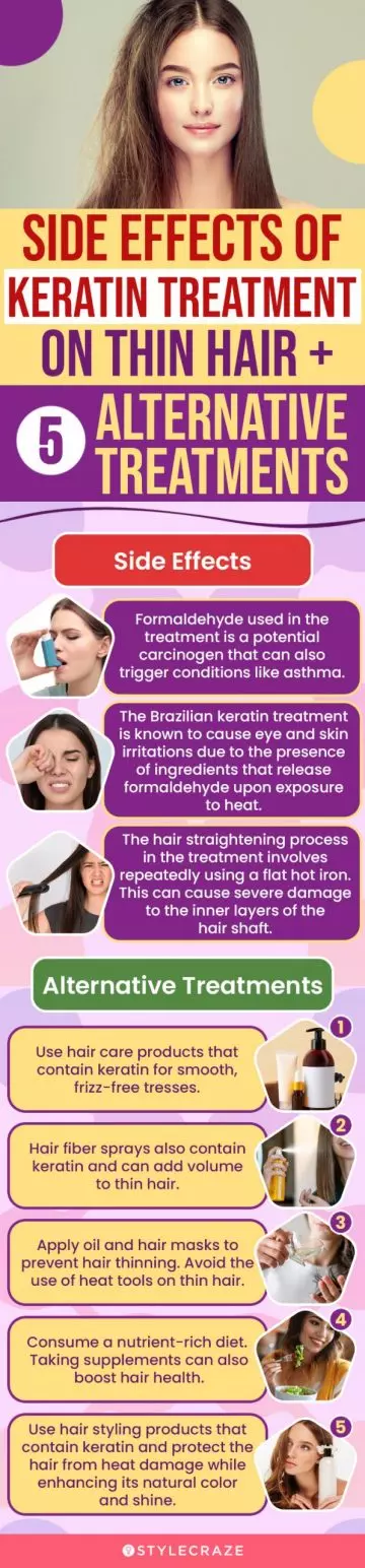 side effects of keratin treatment on thin hair + 5 alternative treatments (infographic)