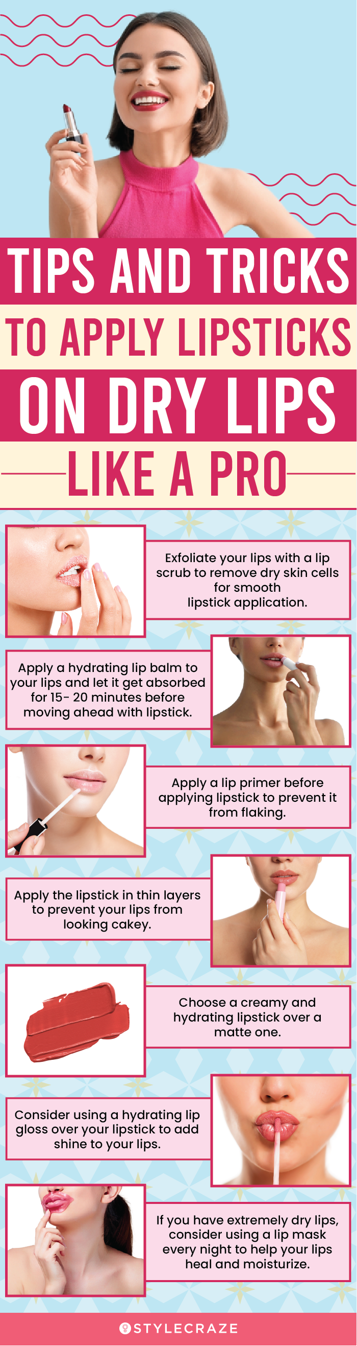 Tips And Tricks To Apply Lipsticks Like A Pro For Dry Lips